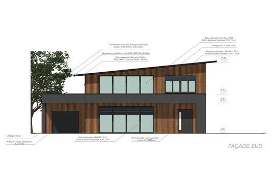 Plan de façade