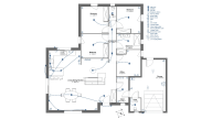 electrical plan by Cedreo
